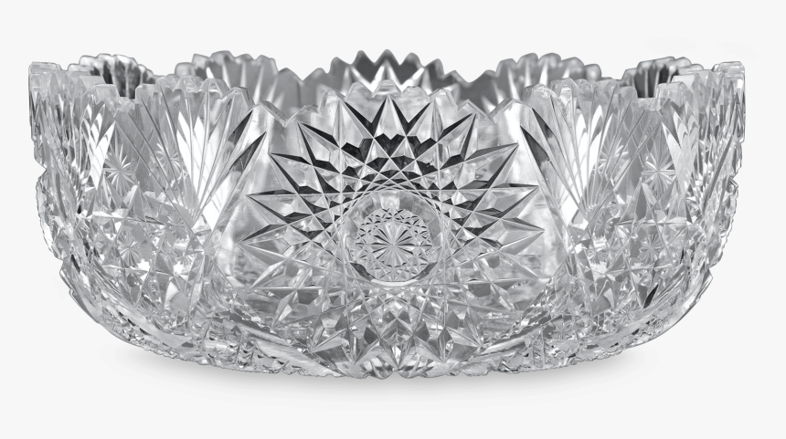 Chrysanthemum Cut Glass Bowl By Hawkes - Crystal, HD Png Download, Free Download