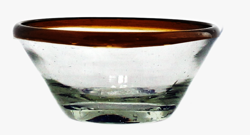 Bowl- Tiny Glass Amber Rim, HD Png Download, Free Download