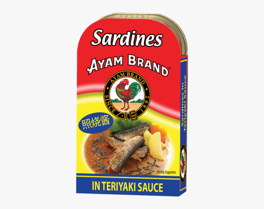 Ayam Brand Sardines In Teriyaki Sauce 120g - Ayam Brand Sardine Olive Oil, HD Png Download, Free Download