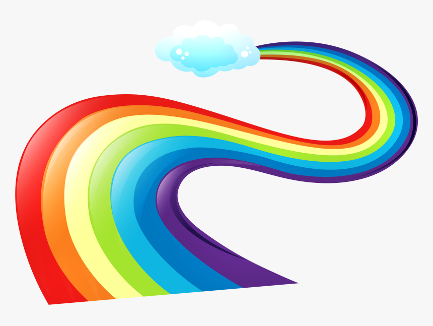 Rainbow Line Clipart, Explore Pictures - Rainbow With Every Color, HD Png Download, Free Download