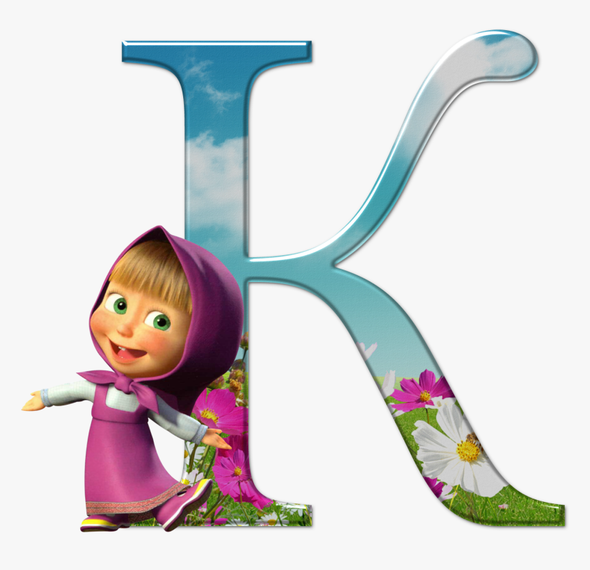 Yandex Disk, Maya, Masha And The Bear, Monograms, Dibujo, - Masha And The Bear Letters, HD Png Download, Free Download