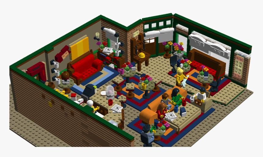 Transparent Central Perk Png - Lego Café Friends Central Park, Png Download, Free Download