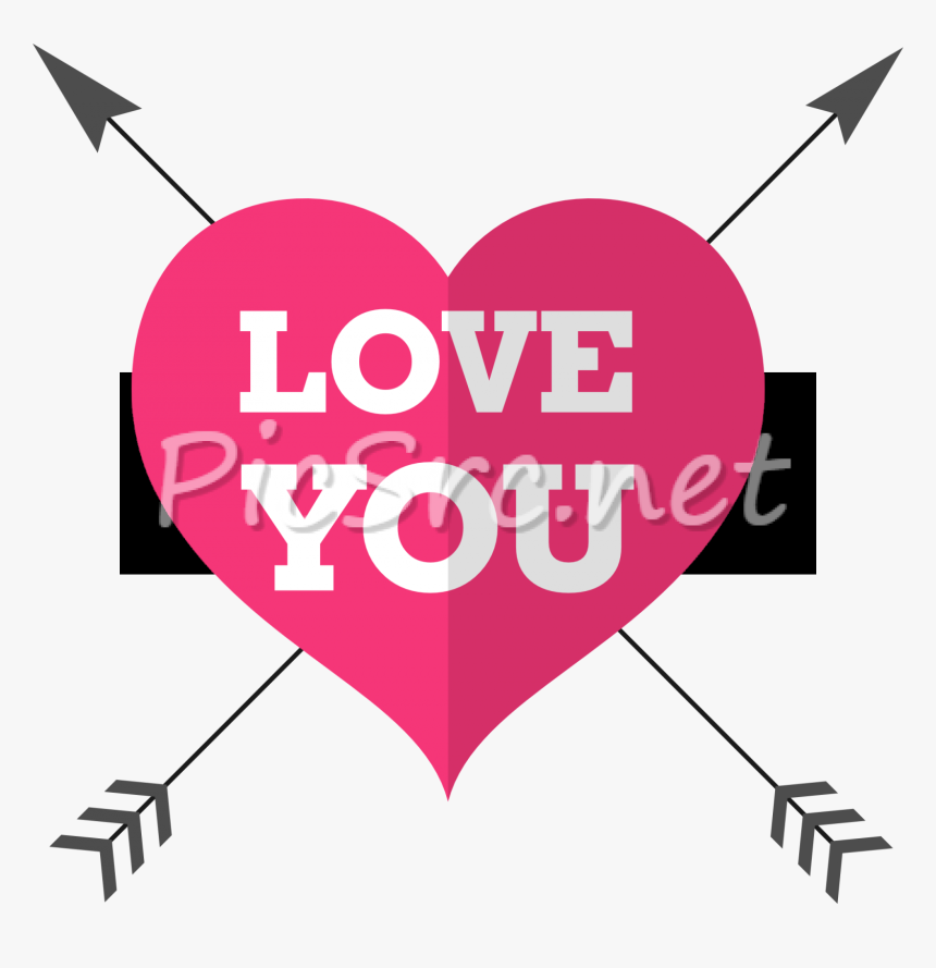 Transparent Crossed Arrows Png - Heart, Png Download, Free Download