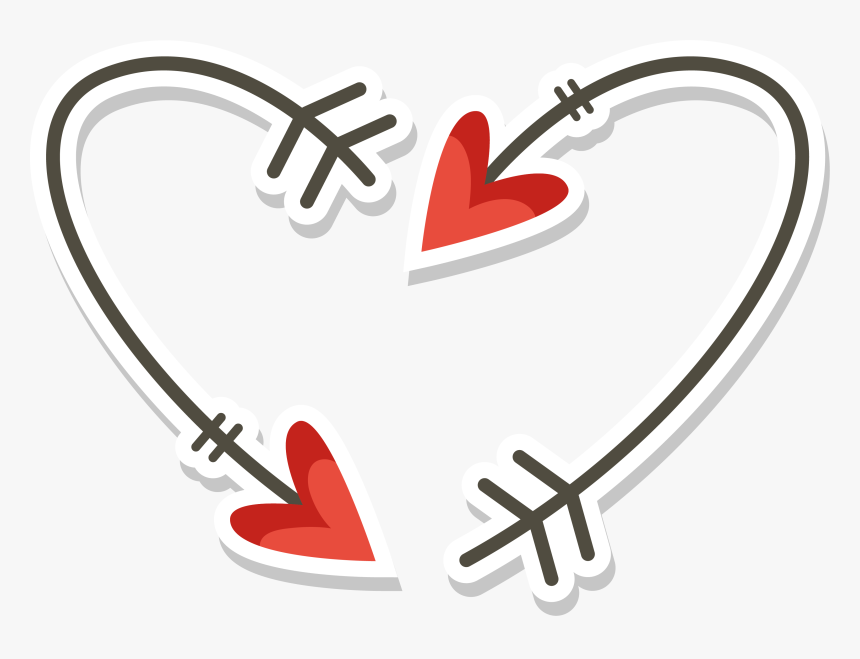 Icon Heart Arrow Transparent Background, HD Png Download, Free Download