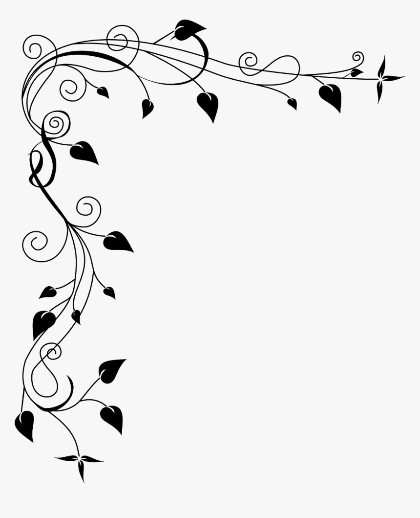 Book Mark Border Design , Png Download - Border Designs Black And White, Transparent Png, Free Download