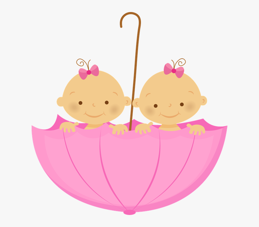 Baby Bingo Twin - Baby Girl Twins Clipart, HD Png Download, Free Download