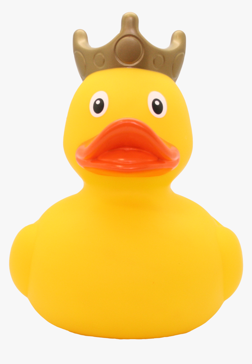 Xxl Yellow Duck With Crown - Rubber Ducks With Crowns, HD Png Download, Free Download