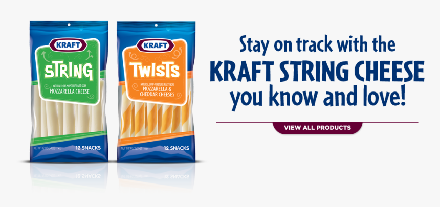 Stay On Track With The Kraft String Cheese You Know - Kraft, HD Png Download, Free Download