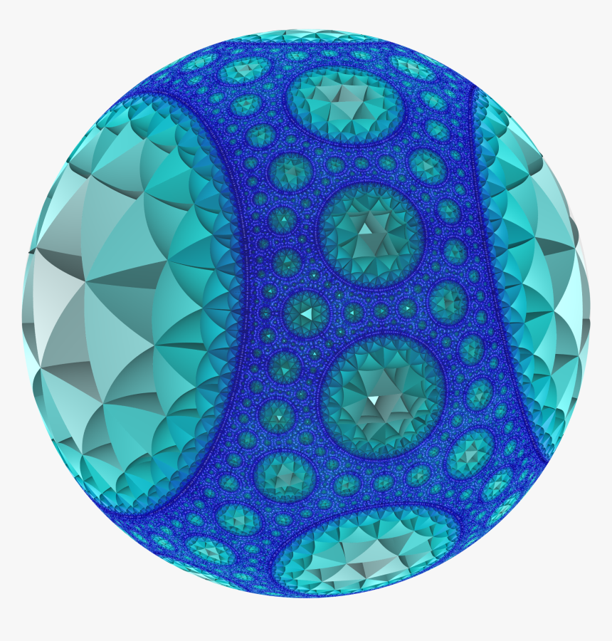 Hyperbolic Honeycomb 3 3 7 Poincare Cc - Circle, HD Png Download, Free Download