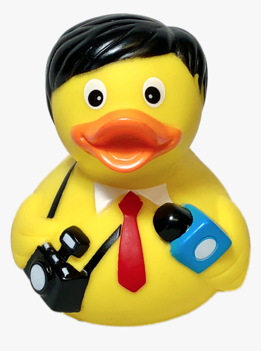 News Reporter Rubber Duck - Bath Toy, HD Png Download, Free Download