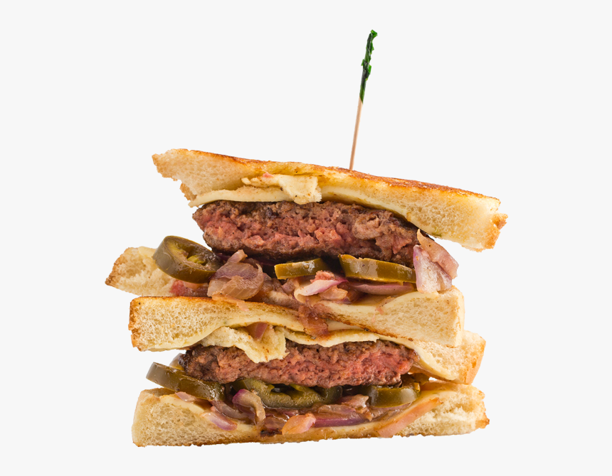 Texas Toast Burger Huey's, HD Png Download, Free Download