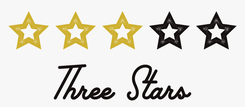 Three Stars - Four Stars Out Of Five, HD Png Download, Free Download