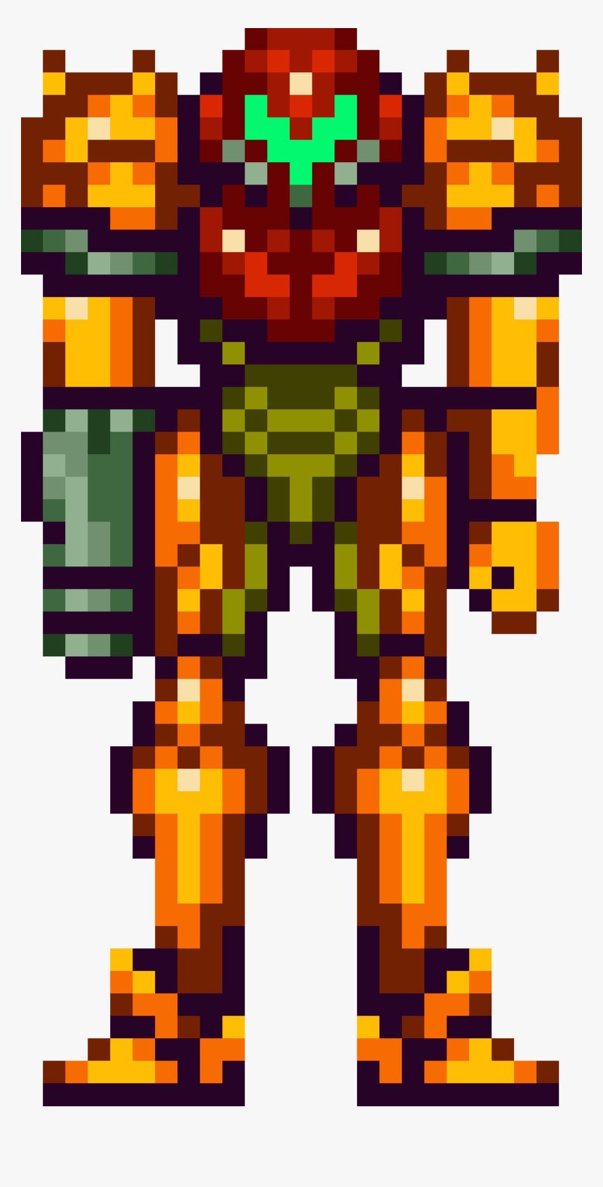 Samus Super Metroid Pixel Art, HD Png Download, Free Download