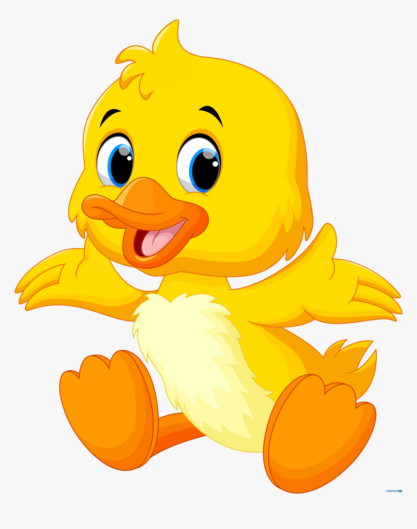 Transparent Duck Clipart Png - Cute Baby Duck Cartoon, Png Download, Free Download