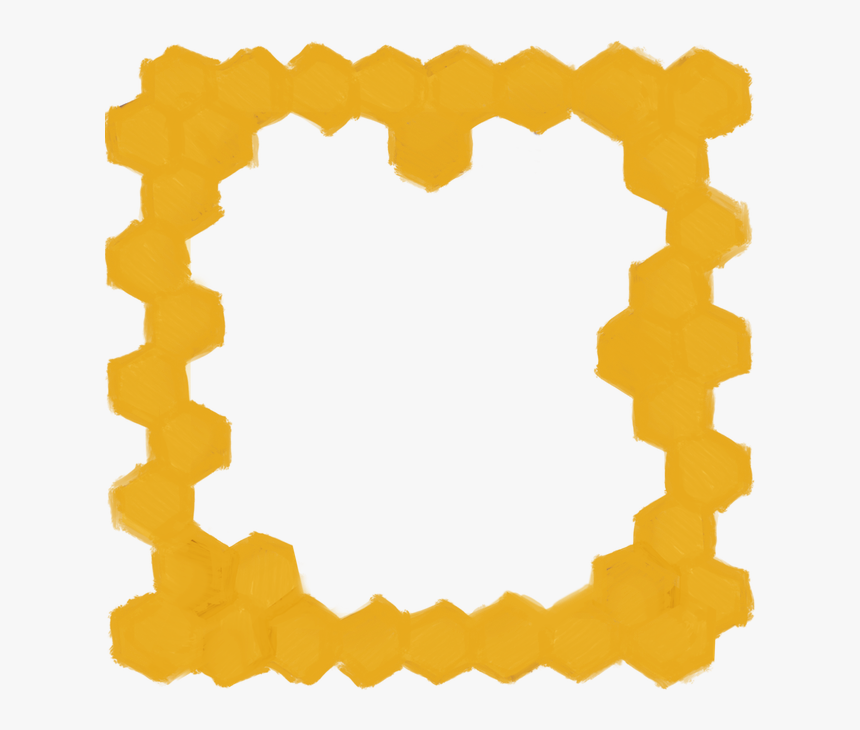 Honeycomb Border Frame - Picture Frame, HD Png Download, Free Download