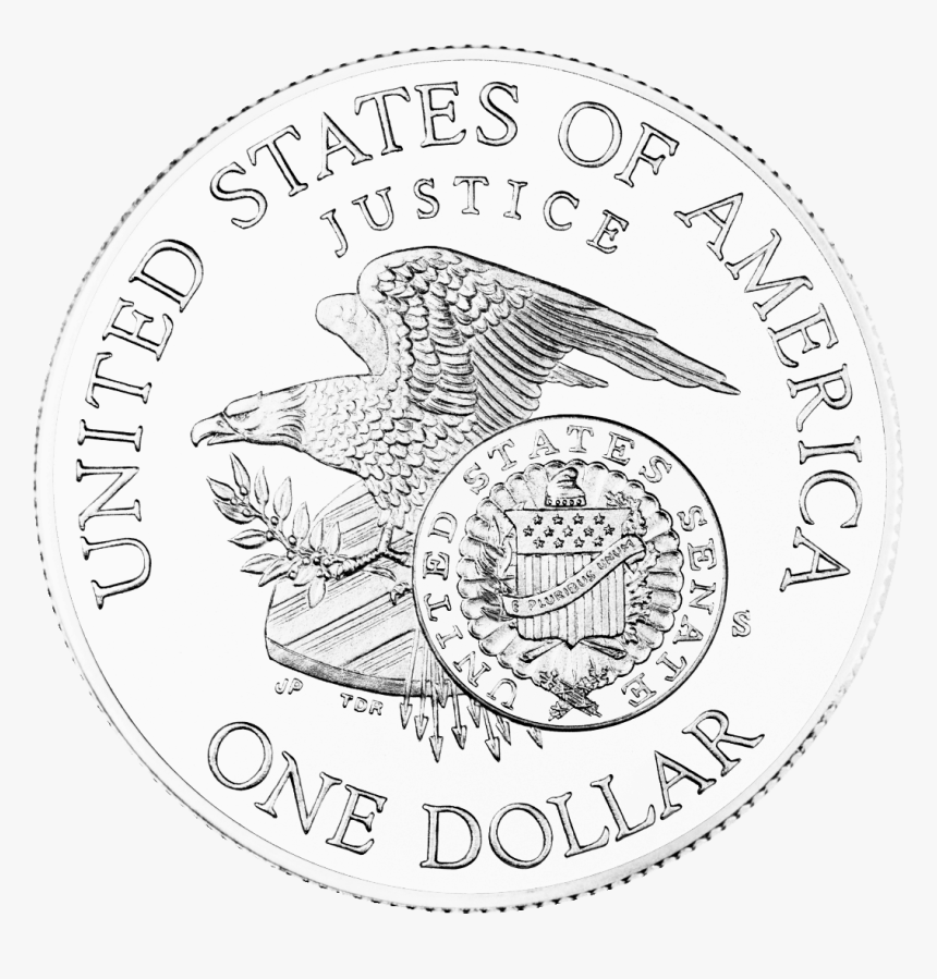 1998 Rfk Silver Dollar Reverse - Silver Dollar, HD Png Download, Free Download