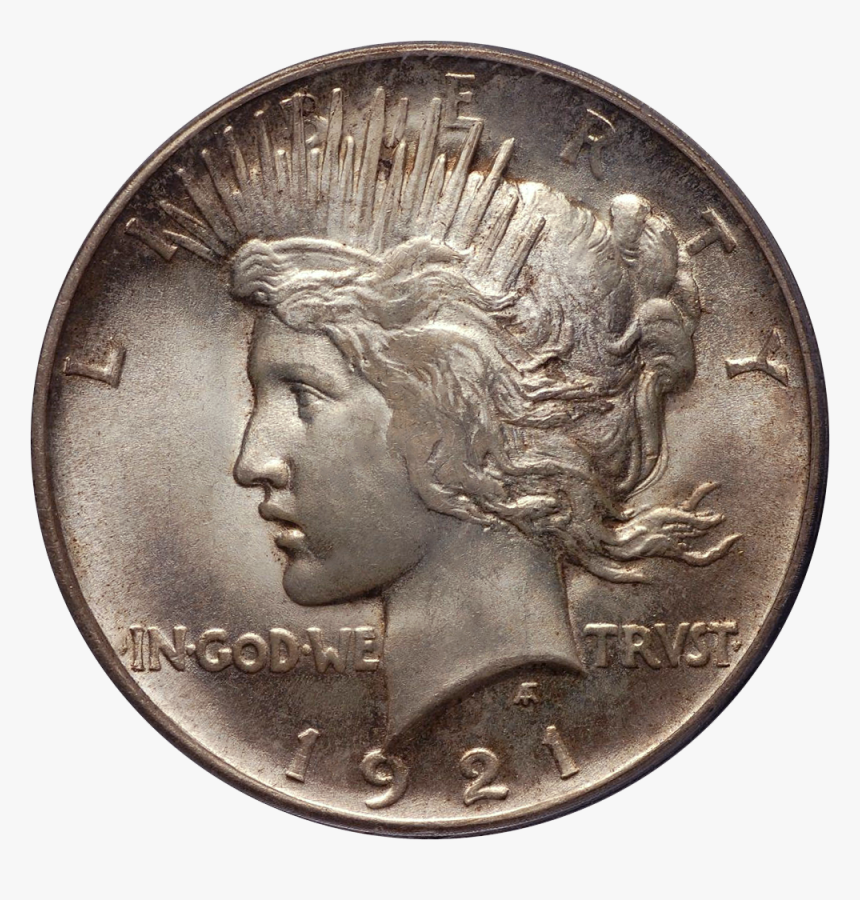 1921 Peace Dollar, HD Png Download, Free Download