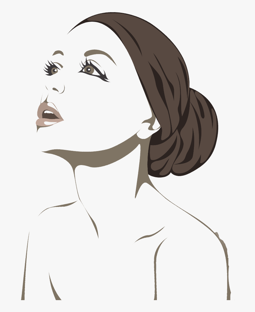 #lady #woman #shilouette #shilouettes #women #outline - Women Outline, HD Png Download, Free Download