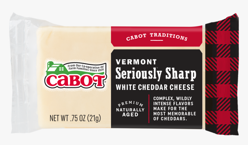 Healthy Office Snacks, Cabot Seriously Sharp White - Packaging And Labeling, HD Png Download, Free Download