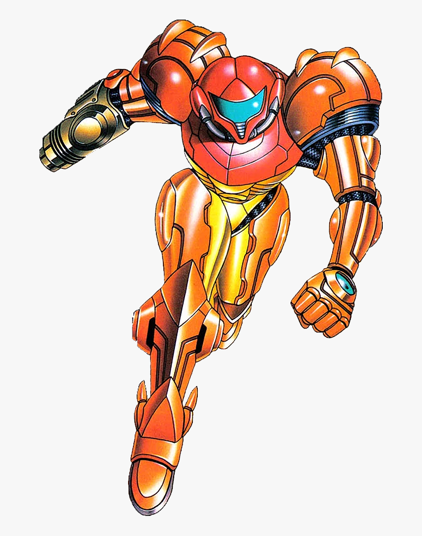 Super Metroid Samus Artwork, HD Png Download, Free Download