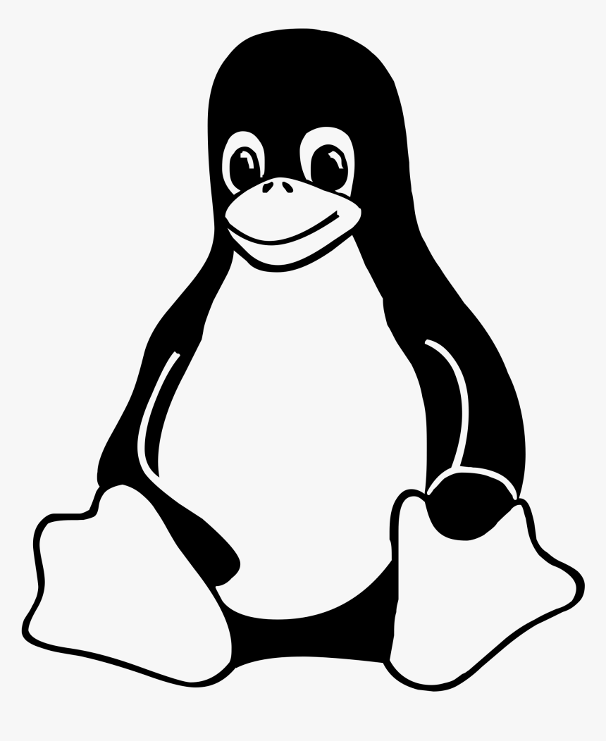 Linux Logo Png - Linux Logo White Png, Transparent Png, Free Download