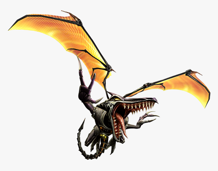 Meta Ridley - Ridley Metroid Flying, HD Png Download, Free Download