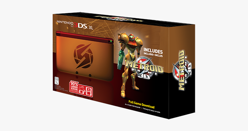 Caja 3ds - Metroid Prime, HD Png Download, Free Download