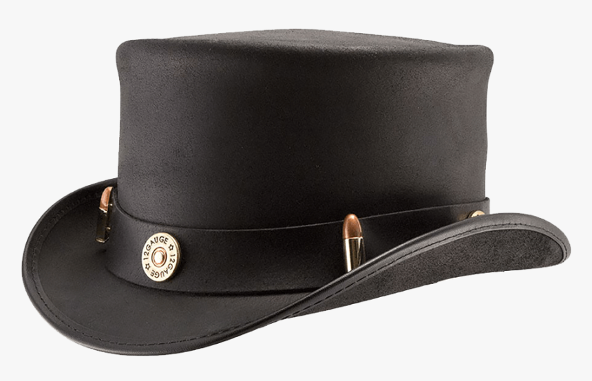 El Dorado Bullet Leather Top Hat - Cowboy Hat, HD Png Download, Free Download