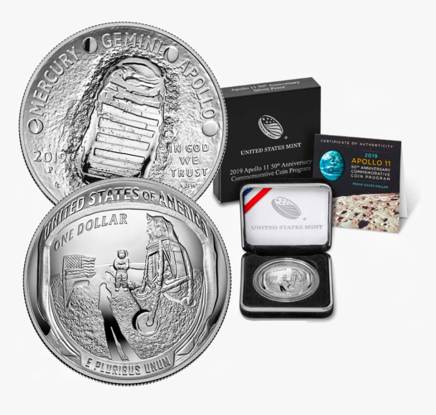 Picture - 50th Anniversary Of The Moon Landing Coin, HD Png Download, Free Download