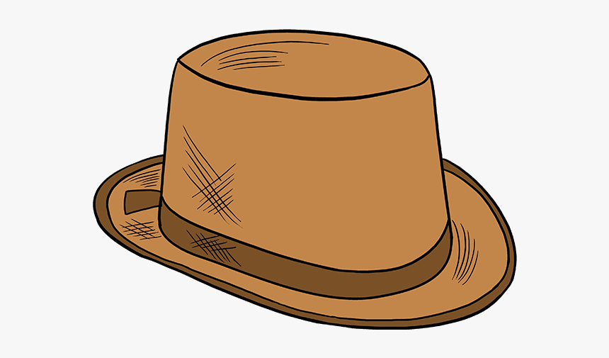 How To Draw Top Hat - Draw An English Hat, HD Png Download, Free Download