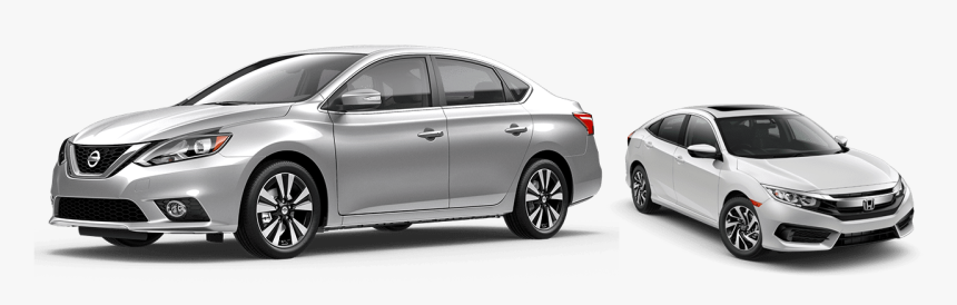 Silver Nissan Sentra, HD Png Download, Free Download