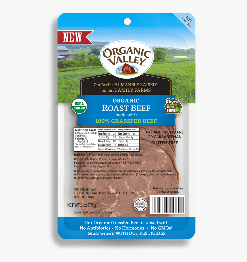 Organic Valley Uncured Ham, HD Png Download, Free Download