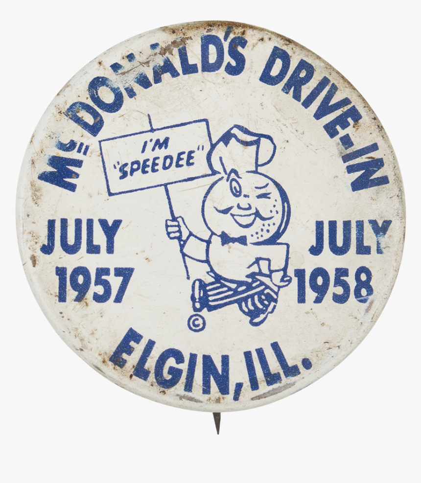Mc Donald"s Drive-in Event Button Museum - Emblem, HD Png Download, Free Download