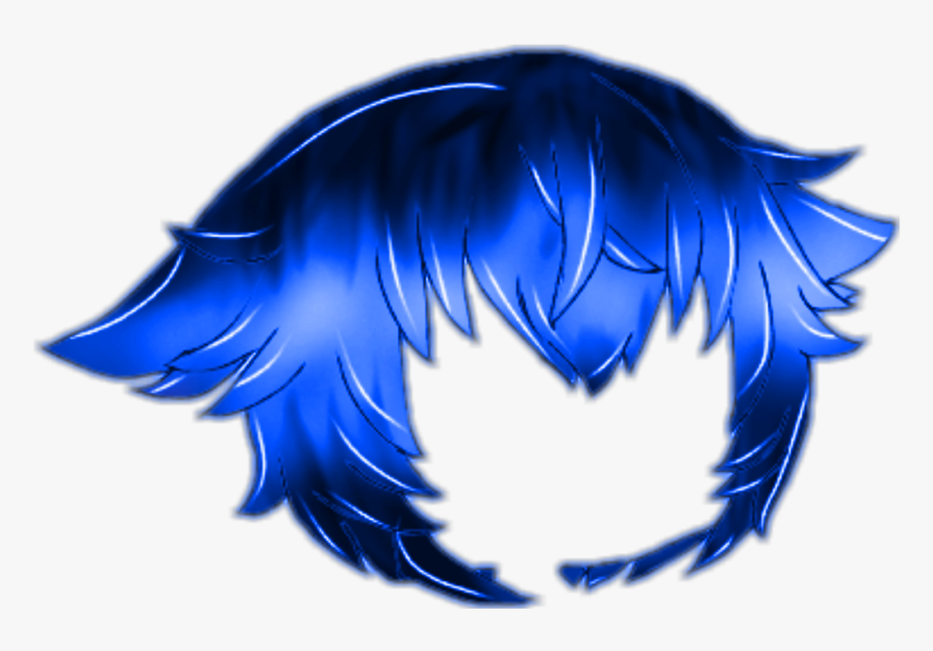 Gacha Gachalife Gachahair Gachalifehair Hair Blue Gacha Life Hair Edits Hd Png Download Kindpng