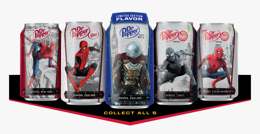 Collect All - Dr Pepper Spider Man, HD Png Download, Free Download