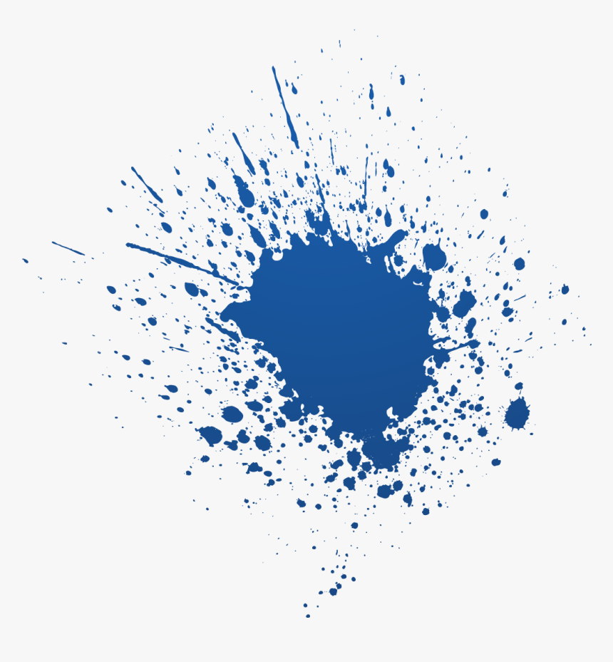 Blue Splash Png - Blue Ink Splash Png, Transparent Png, Free Download