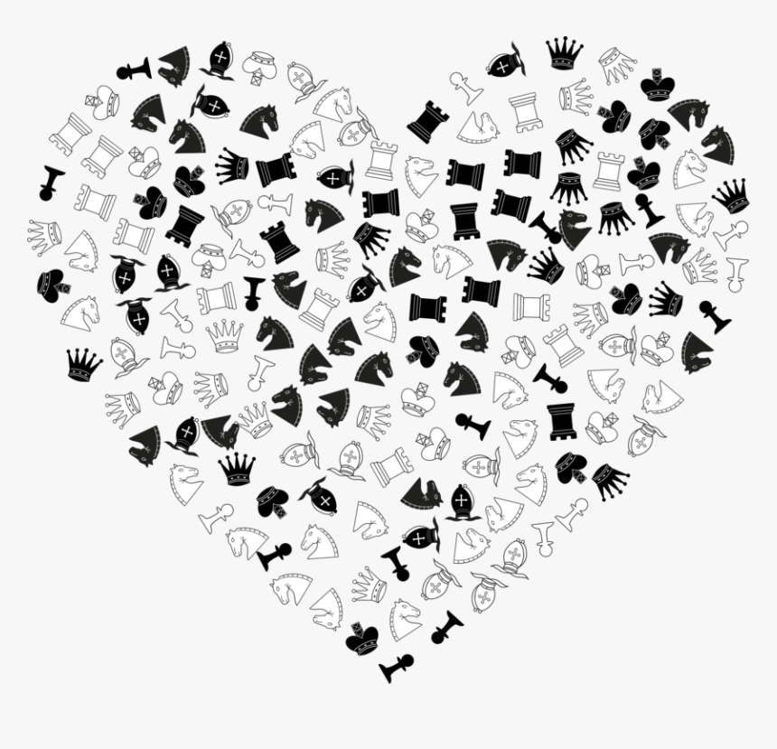 Heart,line Art,blackandwhite - Illustration, HD Png Download, Free Download