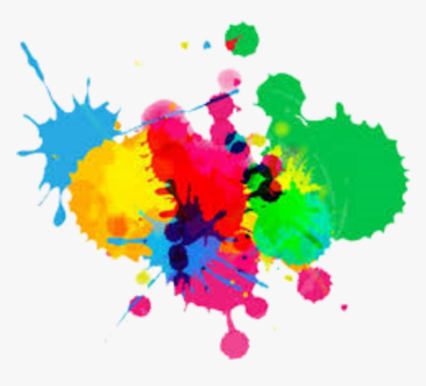 Color Clipart Splash - Paint Splatter Transparent Background, HD Png Download, Free Download