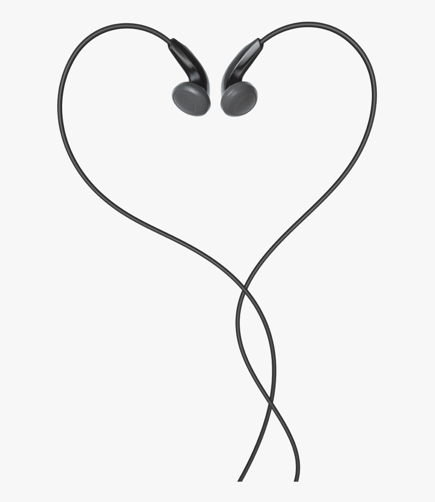 Headphones Apple Earbuds Heart Clip Art - Earbuds Clip Art, HD Png Download, Free Download