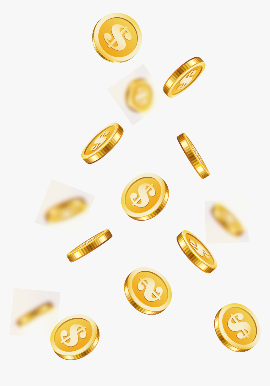 Gold Coin Effect Png, Transparent Png, Free Download