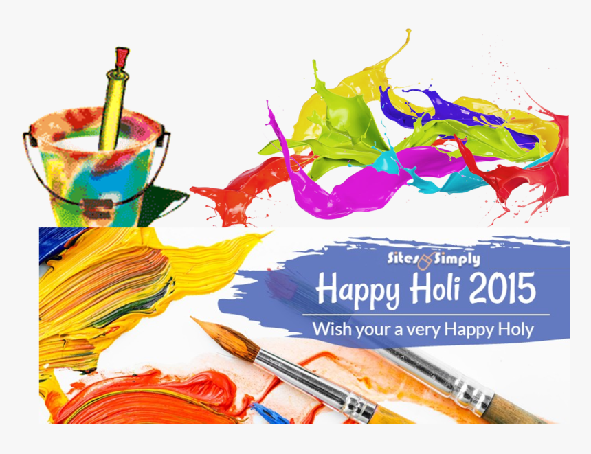 Let The Colors Of Holi Spread The Message Of Peace, - Color Ink Splash Png, Transparent Png, Free Download