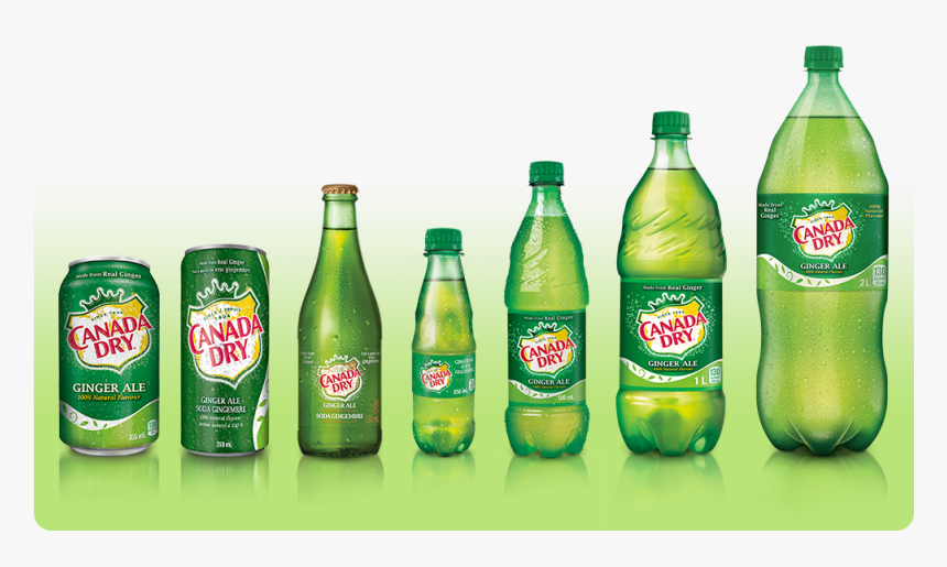 Canada Dry Ginger Ale Products In Different Bottle - Canada Dry, HD Png Download, Free Download