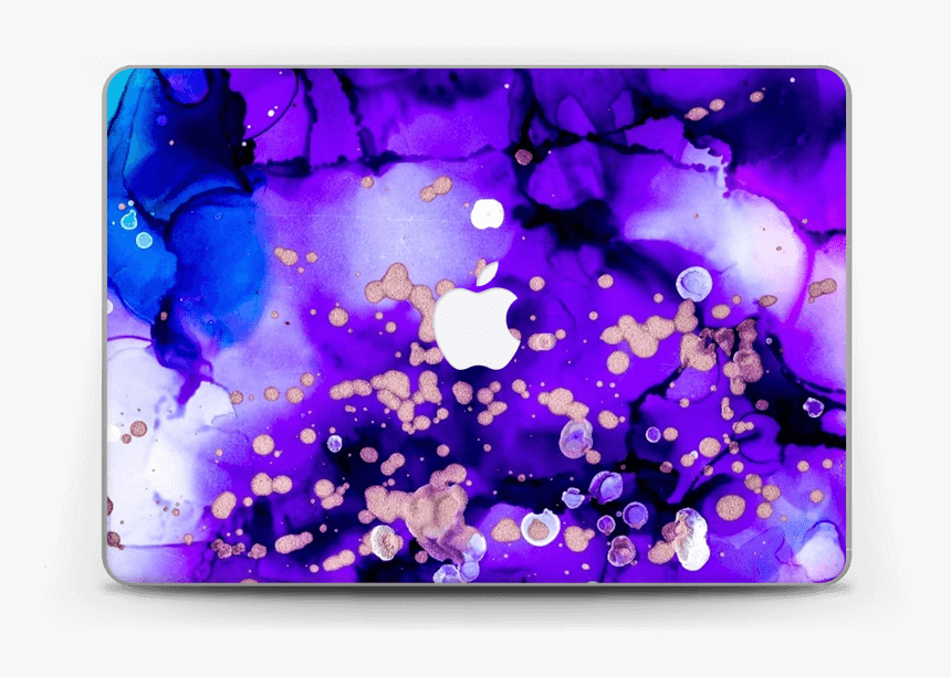 Purple Color Splash Skin Macbook Pro Retina 13” - Macbook Pro Purple, HD Png Download, Free Download