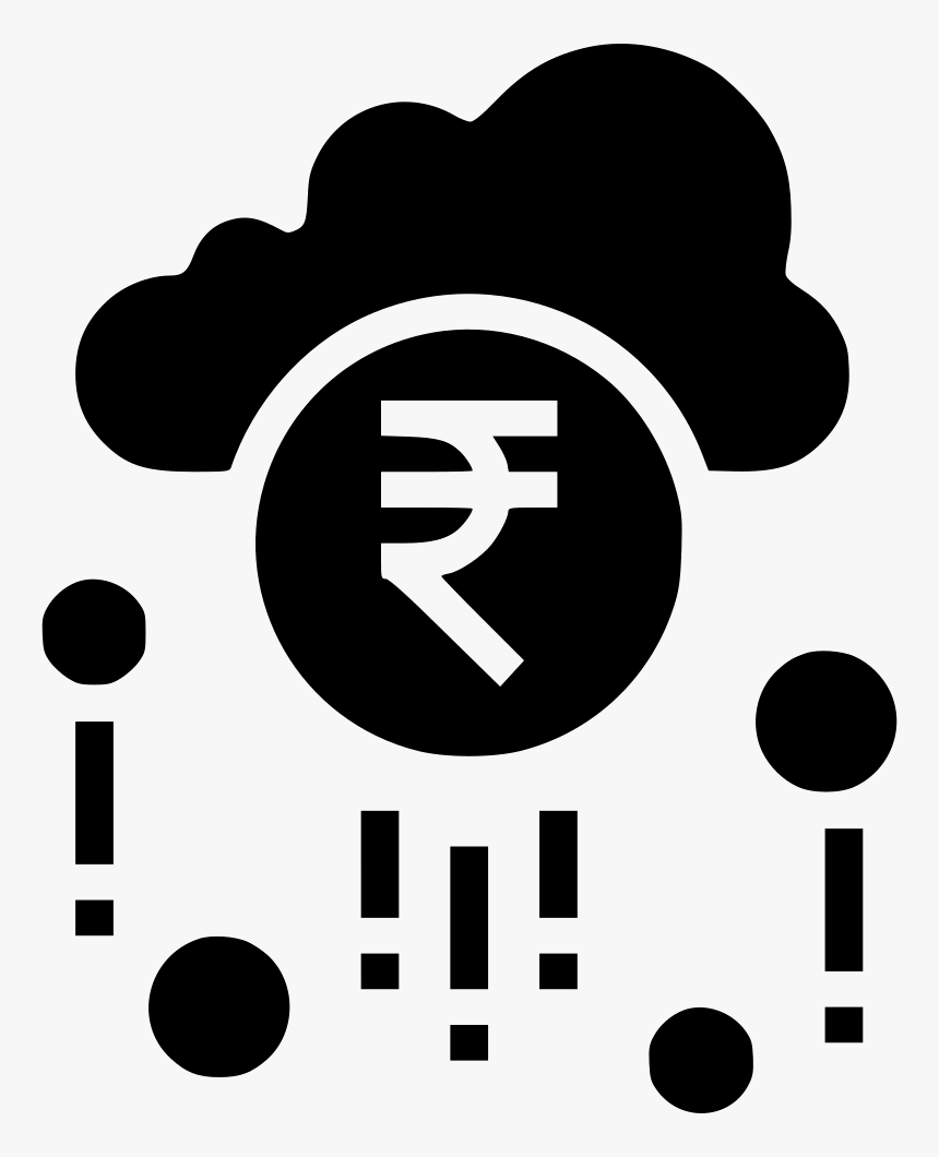Cloud Earning Fortune Money Raining Success Wealth - Money, HD Png Download, Free Download
