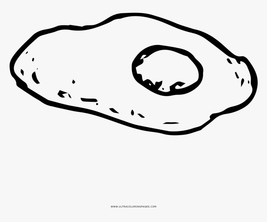 Omelette Coloring Page - Colouring Sheet For Omelette, HD Png Download, Free Download