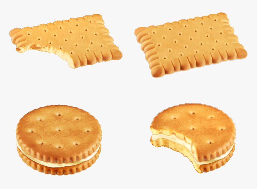 Biscuit Sandwich Clip Art Biscuits Vector Material - Biscuit Clipart Png, Transparent Png, Free Download