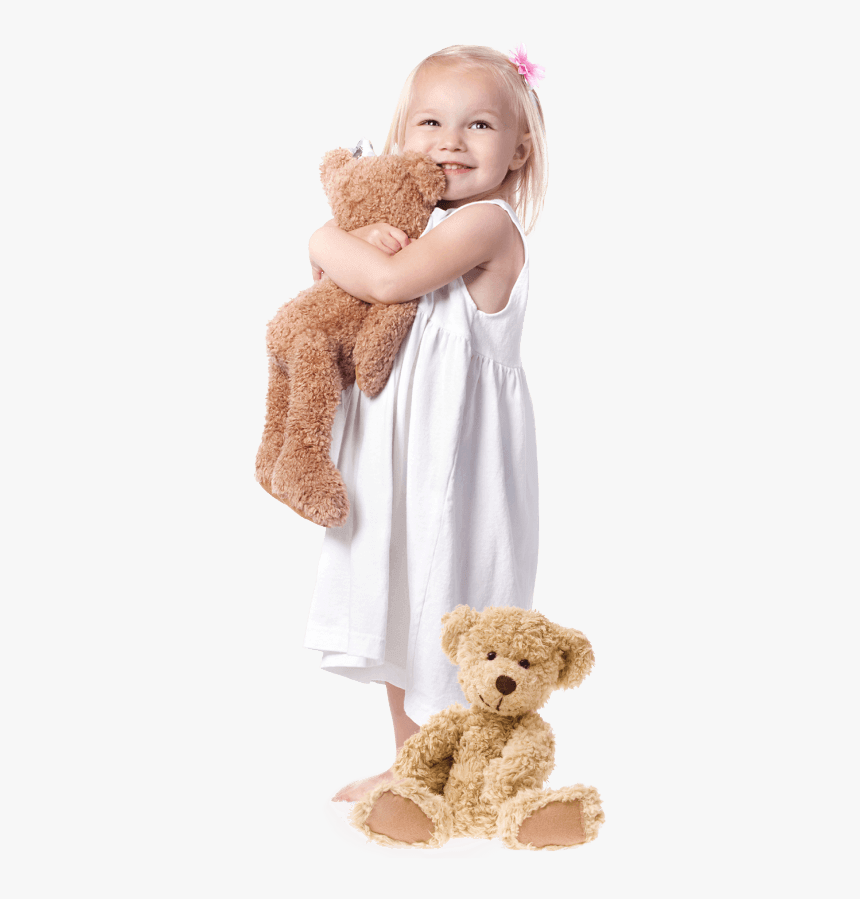 Little Girl With Teddy Bears - Teddy Bear, HD Png Download, Free Download