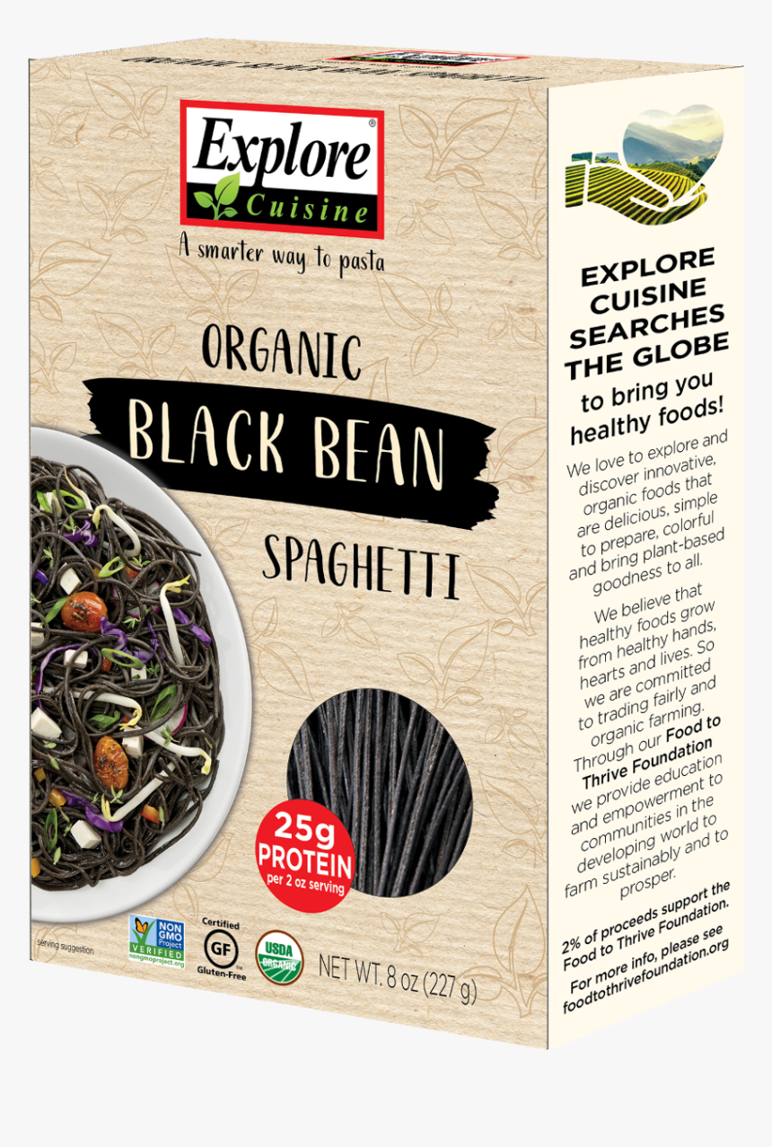 Organic Black Bean Spaghetti"
 Data Fancybox Href="https - Explore Cuisine Edamame Spaghetti, HD Png Download, Free Download