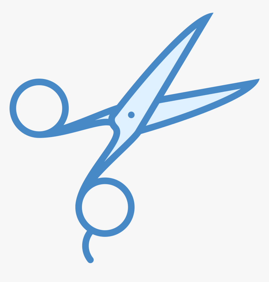 Barber Scissors Icon - Vector Png Scissor Art, Transparent Png, Free Download