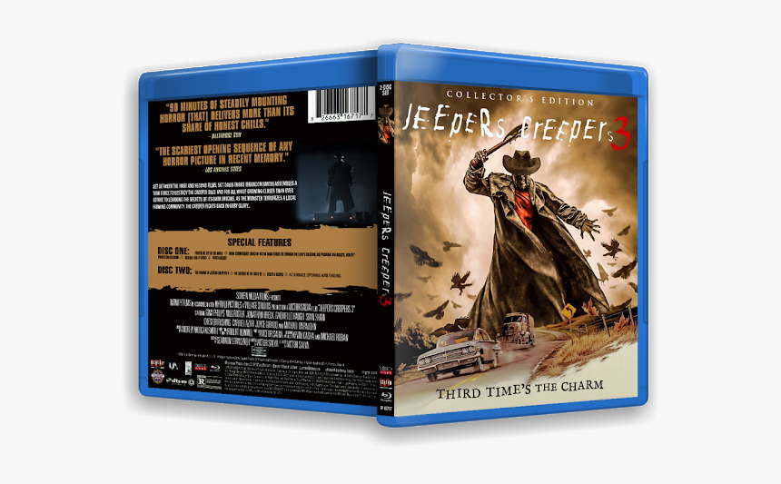 Jeepers Creepers Scream Factory Blu-ray Cover - Jeepers Creepers 3 Blu Ray, HD Png Download, Free Download